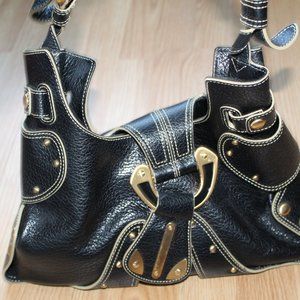 Structured Black Purse